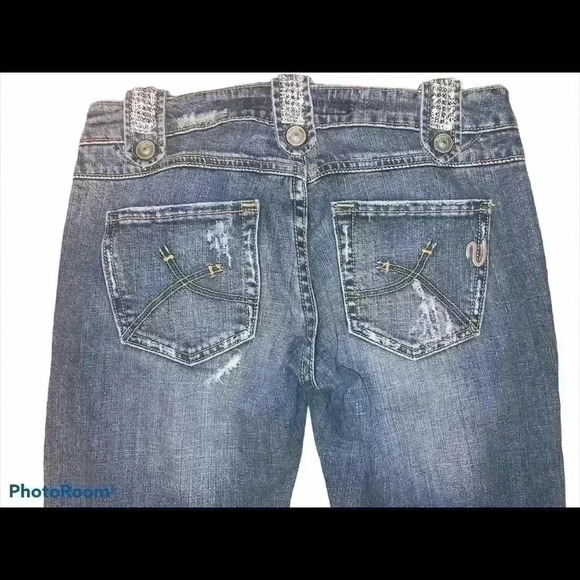 Vigoss Beaded Rhinestone Jeans - Picture 6 of 9